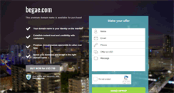 Desktop Screenshot of begae.com